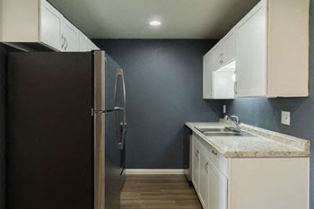 Double basin sink w/ disposal